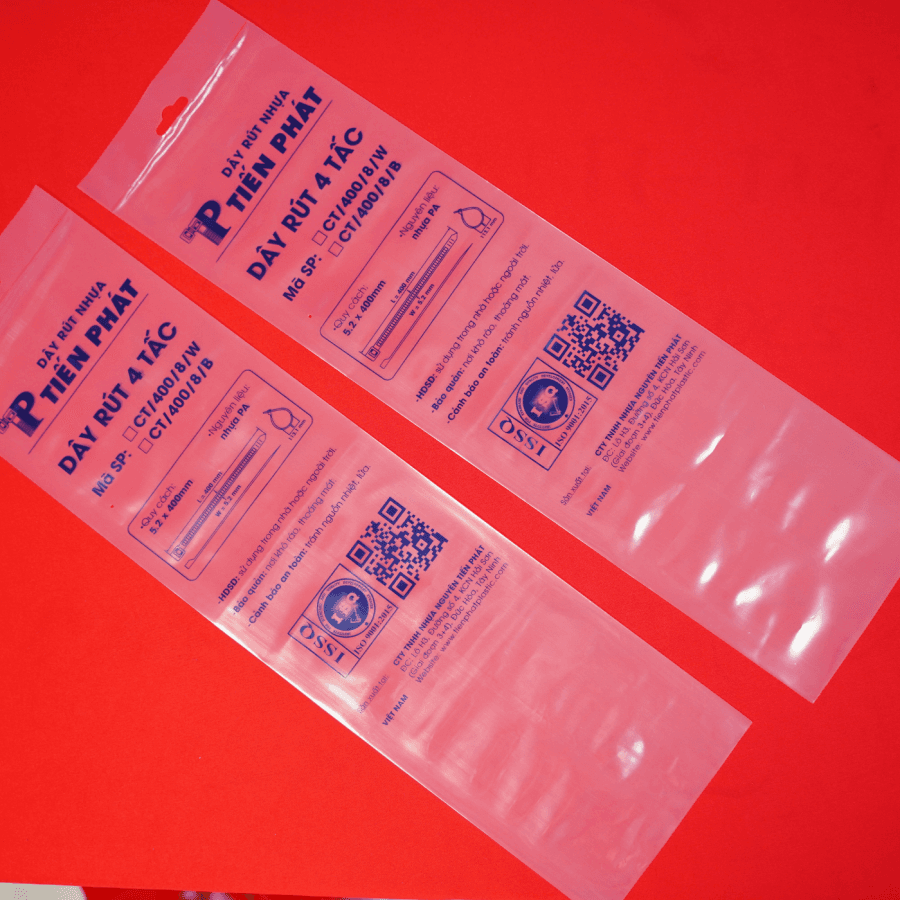 Túi PE đục lỗ in 1 màu